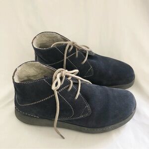 Josef Seibel Suede Ankle Boots Anna 08 Lace Up Size 40